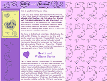 Tablet Screenshot of heartsanddreams.com